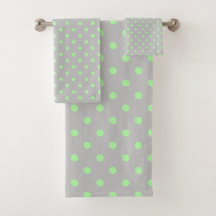 mint green bath towels