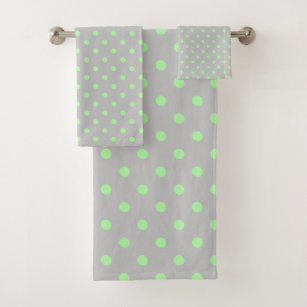 mint green hand towels