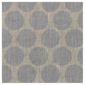 Gray Mod Dots Fabric by jenniferstuartdesign at Zazzle