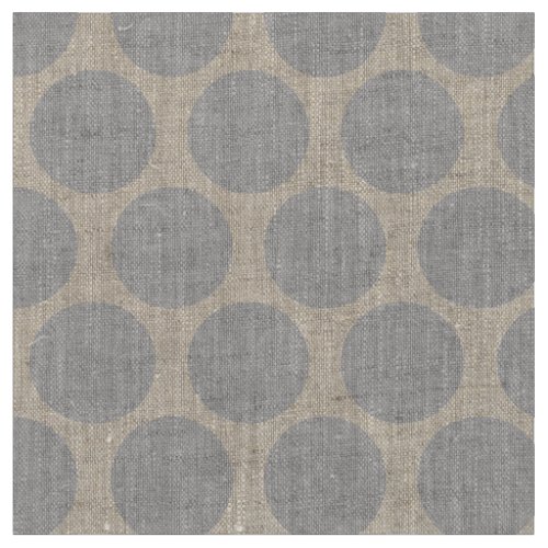 Gray Mod Dots Fabric