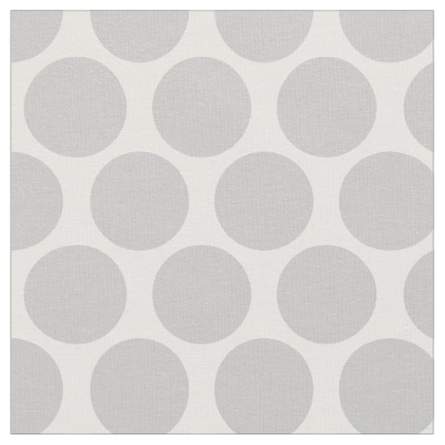 Gray Mod Dots Fabric