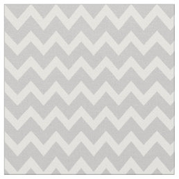 Gray Modern Chevron Fabric