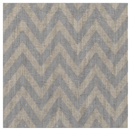 Gray Modern Chevron Stripes Fabric