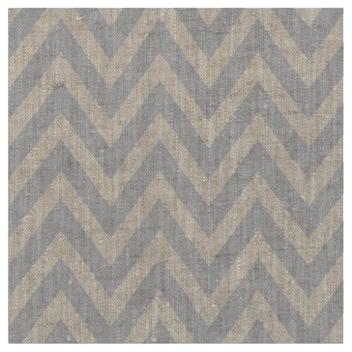 Gray Modern Chevron Stripes Fabric