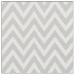 Gray Modern Chevron Stripes Fabric