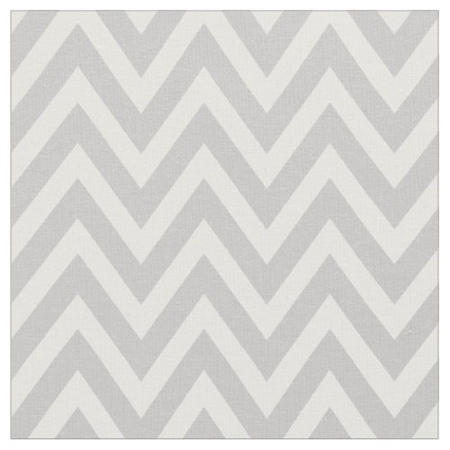 Gray Modern Chevron Stripes Fabric