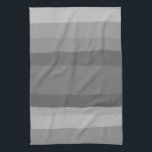 Gray Modern Simple Stripes Pattern Kitchen Towel<br><div class="desc">Decorate your kitchen with this cool art towel. Makes a great housewarming,  birthday or wedding gift! 
You can customize it and add text too.
Check my shop for lots more colors and patterns!</div>