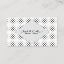 Gray Modern Stars Business Card