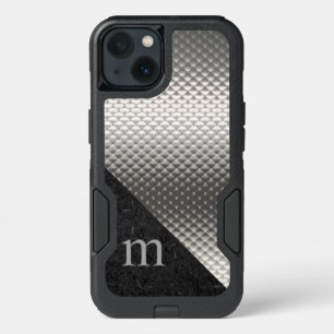 Gray Monogrammed Otterbox iPhone 13 Case