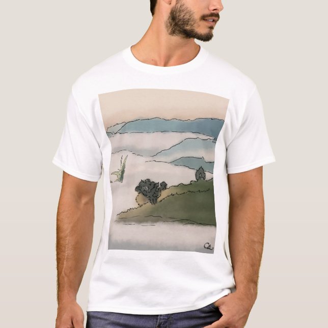 Gray mornings T-Shirt (Front)