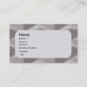 Gray Mosaic Business Card