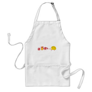 Gray mouse adult apron