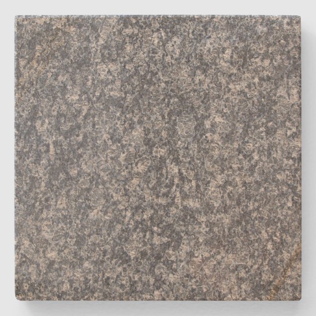 Gray n Black Marble Square Coaster (Front)