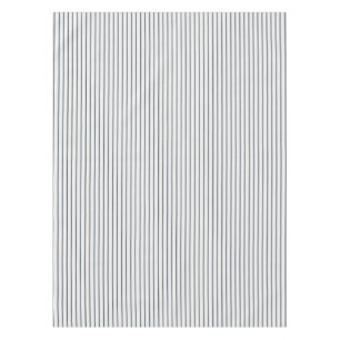 Gray Narrow Mattress Ticking Stripe Tablecloth