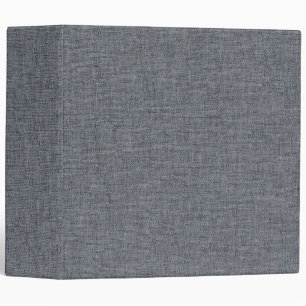 Gray Nature Linen Texture Blank Clean Professional 3 Ring Binder