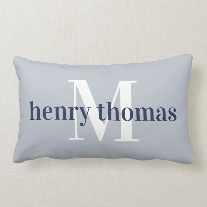 monogram nursery pillow