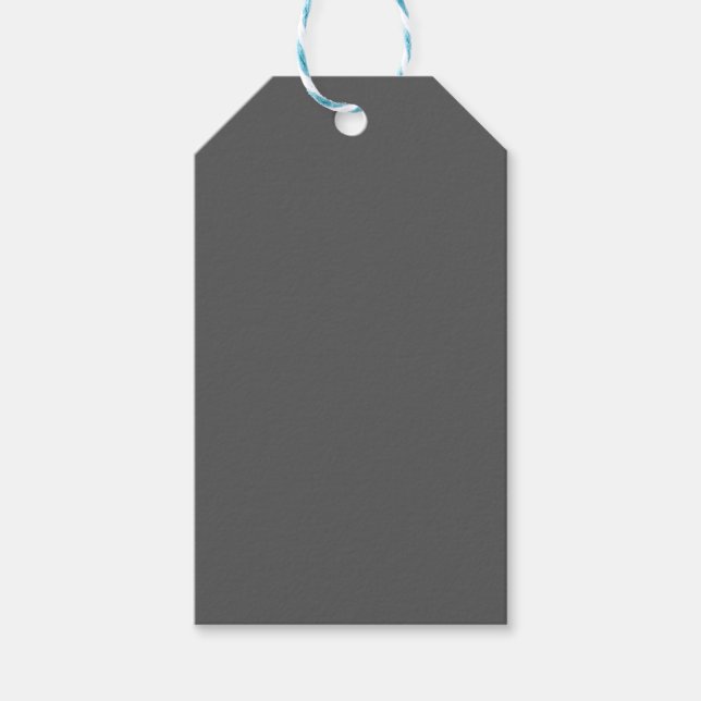 Gray no.1, Gray Gift Tag (Front)