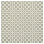 Gray Olive Geometric Pattern Shippo. Yacht Fabric