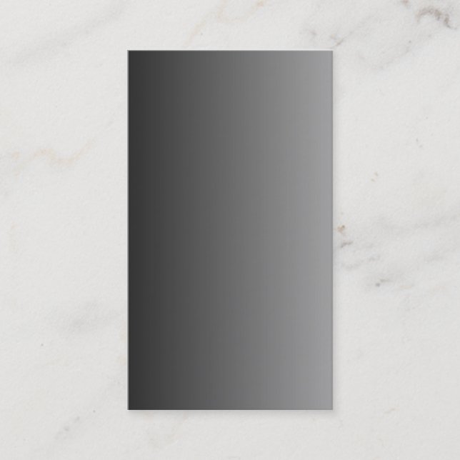 Gray Ombre Business Card (Front)