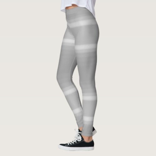 Gray Ombre Concrete Stone Lines Leggings