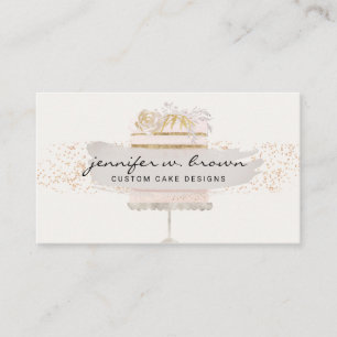 Gray online course cookbook baking teacher business card