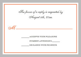 reception rsvp cards