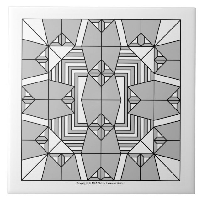 Gray Owls Tile (Front)