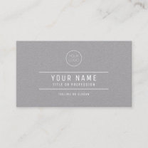 Gray Paper Business Card