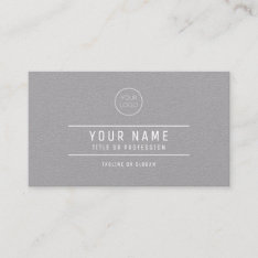 Gray Paper Business Card at Zazzle