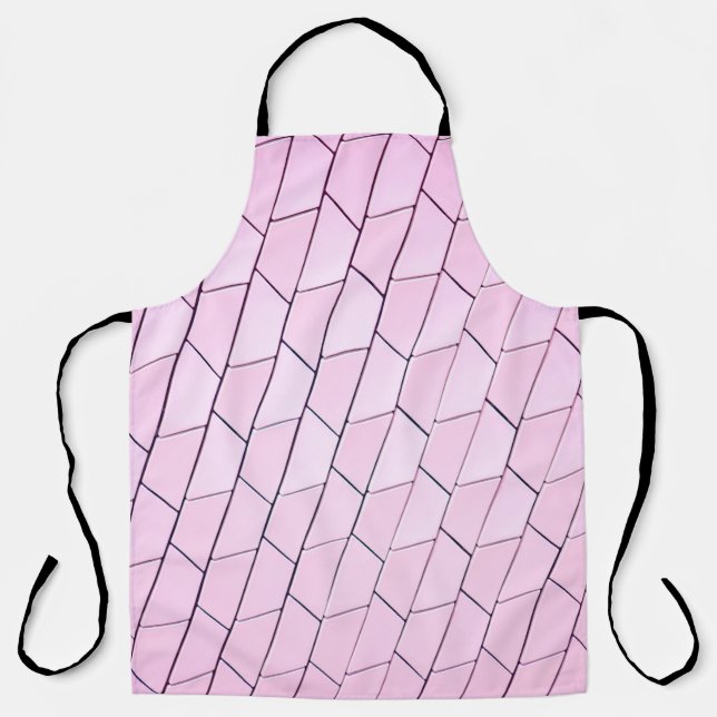 Gray pattern apron (Front)
