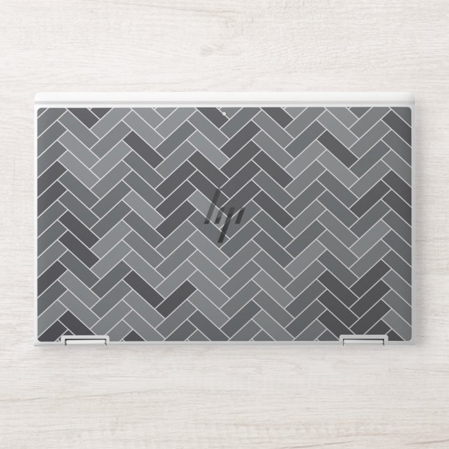 Gray Pattern HP EliteBook X360 1030 G3/G4 HP Laptop Skin (Front)