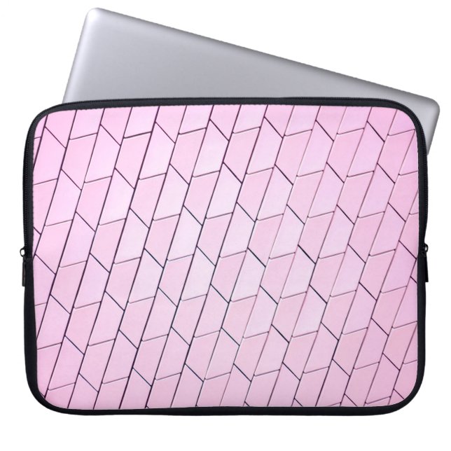Gray pattern laptop sleeve (Front)