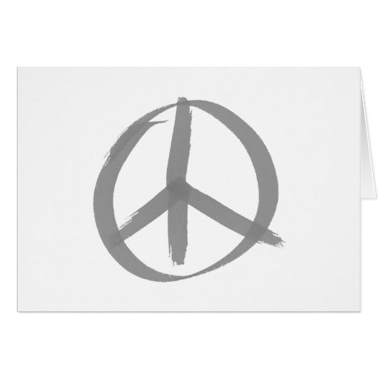 Gray Peace Sign (Front Horizontal)