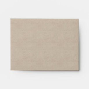 Gray Pearls Parchment Wedding RSVP Envelope