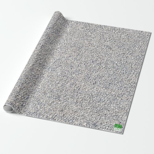 Gray Pebble Dash Wrapping Paper
