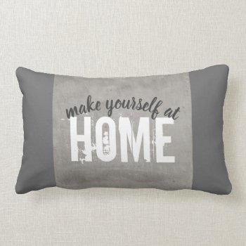 Gray Pillow With Quote Home Decor by annpowellart at Zazzle