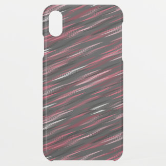 gray pink and white abstract iPhone XS max case