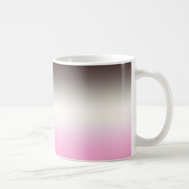 Gray pink Ombre Coffee Mug (Right)