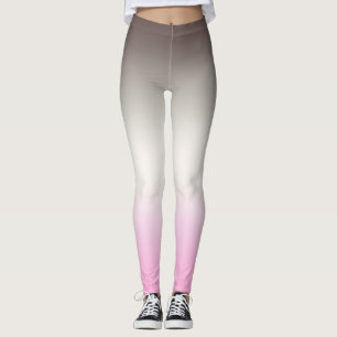 Gray pink Ombre Leggings