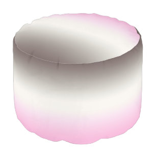 Gray pink Ombre Pouf