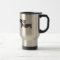 Gray Plaid Dachshund | Travel Coffee Mug