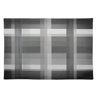 Gray Plaid Placemats