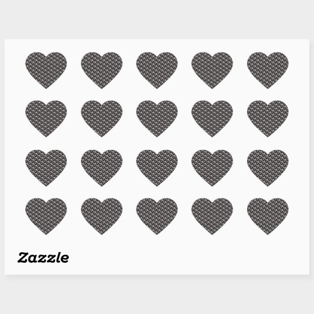 Gray Plane Airplanes Pilot Plane Aviation Aviator Heart Sticker (Sheet)