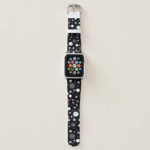 Gray Polka Dot Apple Watch Band