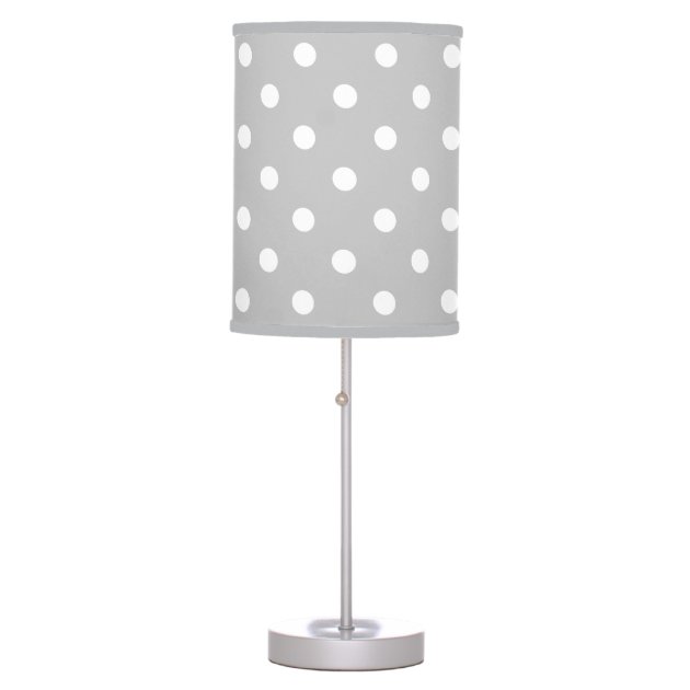 polka dot table lamp