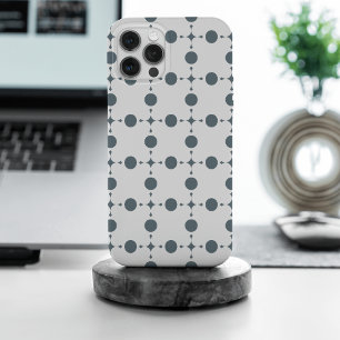 Gray Polka Dots, Polka Dot Pattern, Dots, Dotted iPhone 15 Pro Max Case