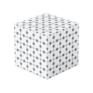 Gray Polka Dots, Polka Dot Pattern, Dots, Dotted Cube