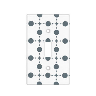 Gray Polka Dots, Polka Dot Pattern, Dots, Dotted Light Switch Cover