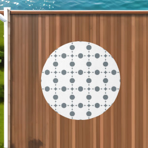 Gray Polka Dots, Polka Dot Pattern, Dots, Dotted Outdoor Rug