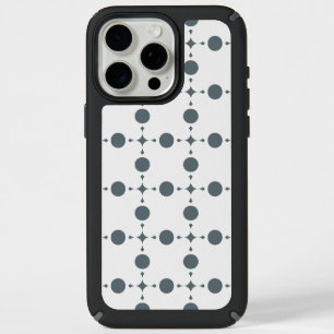 Gray Polka Dots, Polka Dot Pattern, Dots, Dotted iPhone 15 Pro Max Case